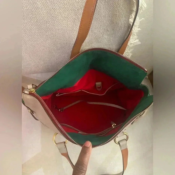 Dooney and Bourne Grey Florentine Large Satchel - Picture 9 of 13